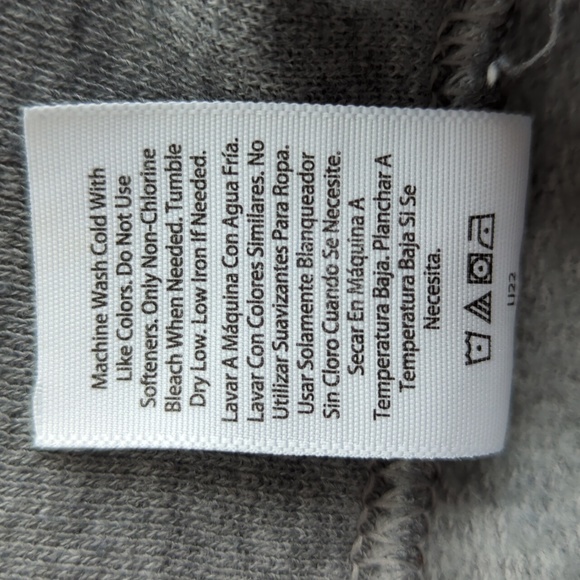 Athletic Works Fleece Heathered Hoodie Lightweight Sweatshirt SMALL Grey - Picture 9 of 16